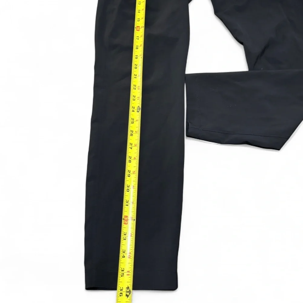 Lululemon On The Fly Pant Black Size 4 Woven High Rise Work Travel